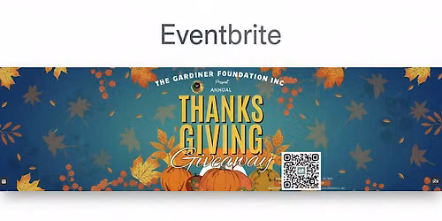 The Gardiner Foundation Annual Turkey Giveaway!