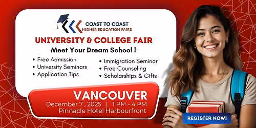 Coast to Coast Higher Education Fairs - Your Future Starts Here!