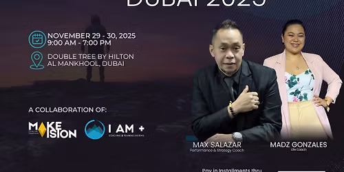 DISCOVERY DUBAI 2025-Personal Mastery Course