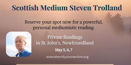 Psychic\/Mediumistic Readings with Scottish Medium Steven Trolland