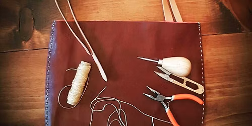 Leather Working: Handmade Leather Tote Bag