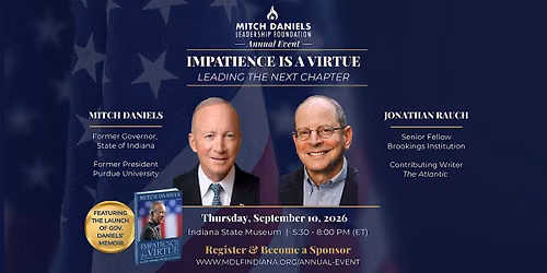 2026 Mitch Daniels Leadership Foundation Annual Event