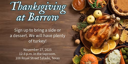 Thanksgiving at Barrow 2025