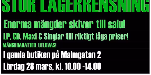 LAGERRENSNING \/ FLYTTREA