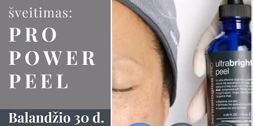 DERMALOGICA PRO POWER PEEL MOKYMAI KOSMETOLOGAMS KLAIP\u0116DOJE