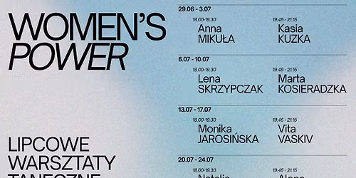 WOMEN'S POWER lipcowe warsztaty w CoDa Movement