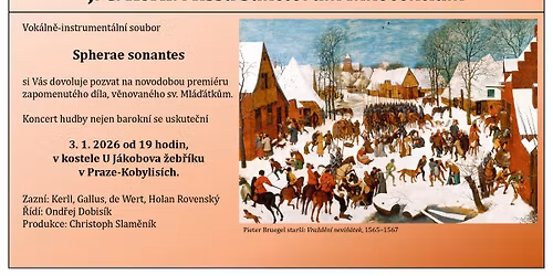 Kerll \u2013 Missa Sanctorum Innocentium