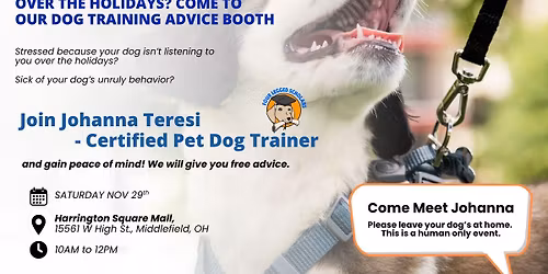 Dog Training Advice - FREE Booth