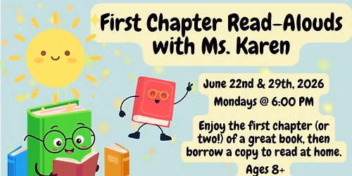 First Chapter Read-Alouds with Ms. Karen