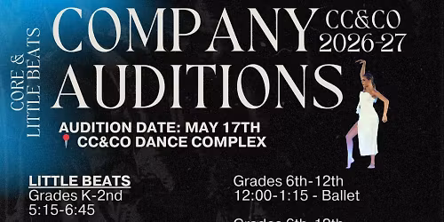 CC and Company Dance Complex - Core and Little Beats at Martin Marietta Center for the Performing Arts - Memorial Auditorium