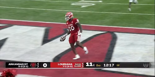 Louisiana-Lafayette Ragin' Cajuns vs. Arkansas State Red Wolves