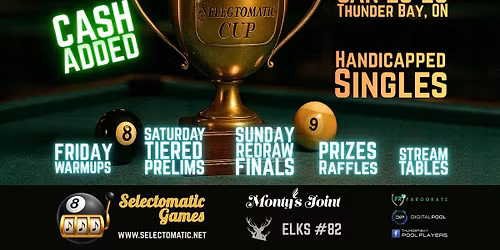 2026 Selectomatic Cup Pool Tournament