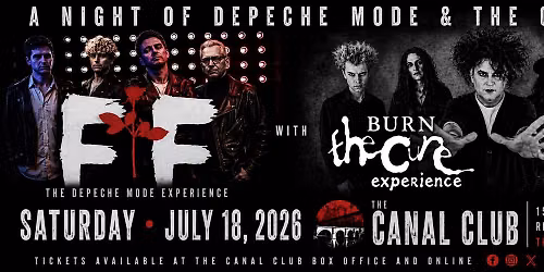 Depeche Mode and Cure tribute night at the Canal club
