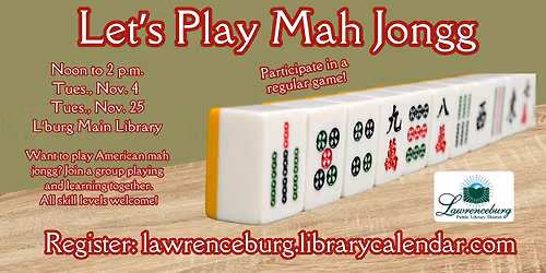 Let's Play Mah Jongg