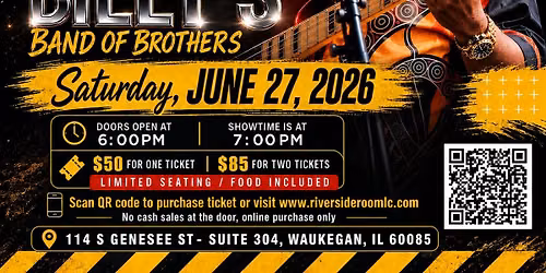 Billy's Band of Brothers @ The Riverside Room