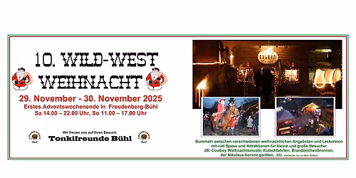 10. Wild-West-Weihnacht in Freudenberg-B\u00fchl