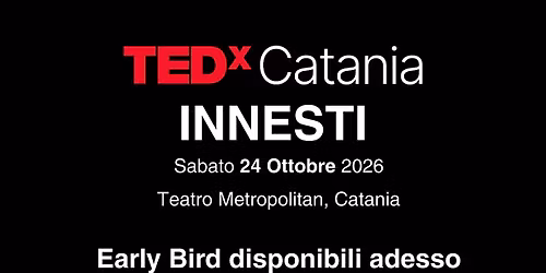 TEDxCatania 2026