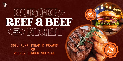 REEF AND BEEF NIGHT AT HOTEL COMMONWEALTH