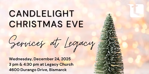 Candlelight Christmas Eve Service - 3 PM