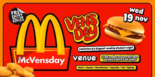 MCVENSDAY - Free Maccies