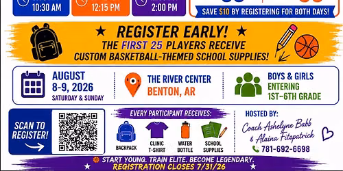 Ready, Set, Hoop Back to School Basketball Clinic
