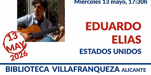 Recital Guitarra: Eduardo Elias