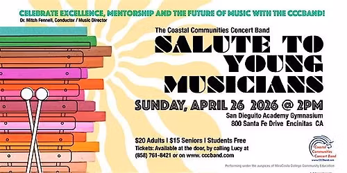 Coastal Communities Concert Band - Salute to Young Musicians