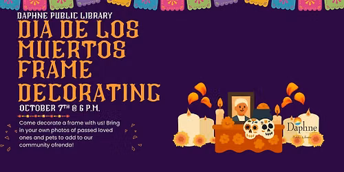 Dia De Los Muertos Frame Decorating
