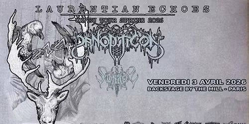 PANOPTICON + special guest : Sunken \/\/ Backstage By the Mill, Paris