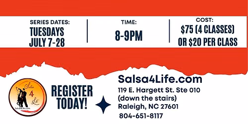 Salsa Basics I 4 week series I Tuesdays