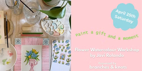 Flower Watercolour Workshop with Javi Rolando