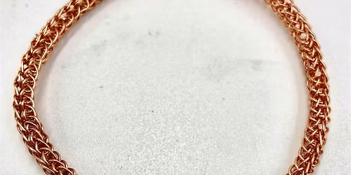 Copper Viking Knit Bracelet with Liz Bucheit