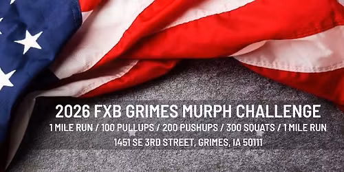 SAVE THE DATE: FXB Murph Challenge '26