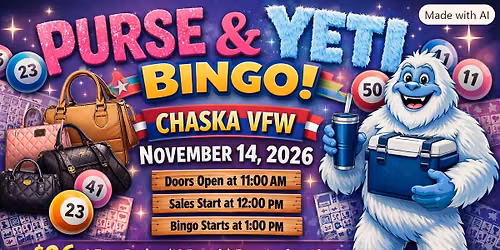Purse & Yeti Bingo