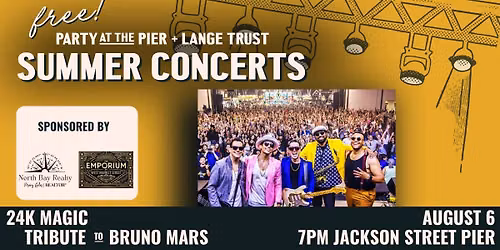 Party at the Pier - 24K Magic: Tribute to Bruno Mars