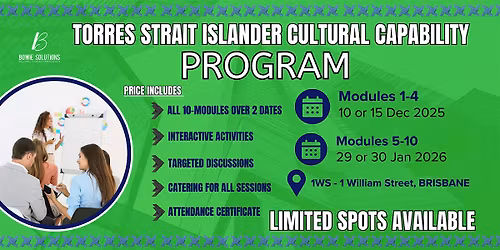 Torres Strait Islander Cultural Capability - BRISBANE CITY