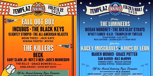 2026 Extra Innings Festival - 2 Day Pass at Tempe Beach Park