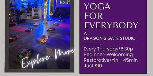 Yoga for EveryBody - Thursdays