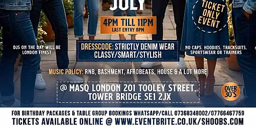 GOODFELLAZ PR PRESENTS THE BLUE & WHITE SUMMER DENIM SOIREE