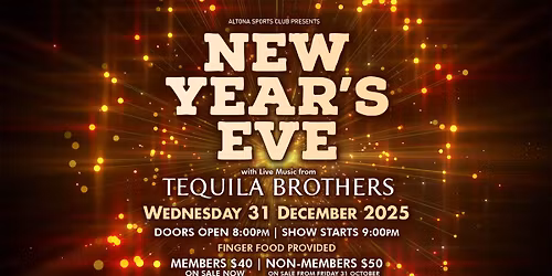 NEW YEAR'S EVE | Altona Sports Club