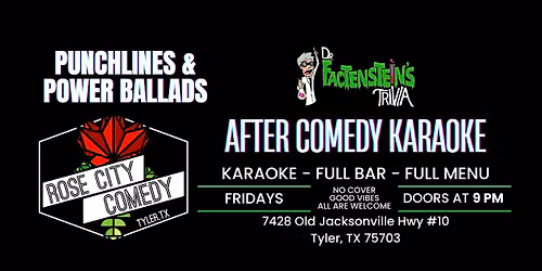 After Comedy Karaoke with Sarah Bellum FRIDAYS at Rose City Comedy