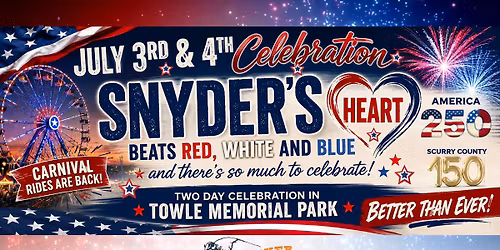 Celebrate July 4th in Snyder!
