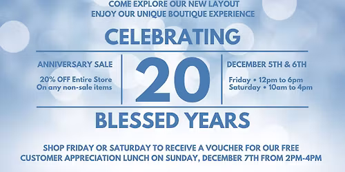 Faith Works' 20 Year Anniversary Celebration