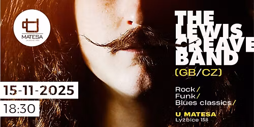 LEWIS CREAVEN BAND (GB\/CZ) | LIVE MUSIC | U MATESA
