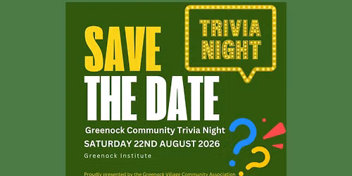 Greenock Trivia Night 2026