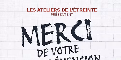 Spectacle MERCI DE VOTRE COMPREHENSION groupe adultes 3 (mise en sc\u00e8ne Matisse Truc)