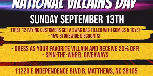 National Villains Day