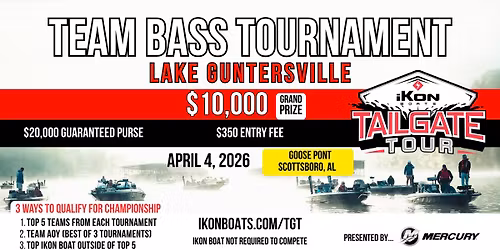 Lake Guntersville - iKon Tailgate Tour Tournament