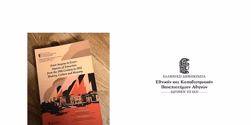 Book Presentation: From Smyrna to \u0130zmir: Aspects of Transition from the 19th Century to 1922