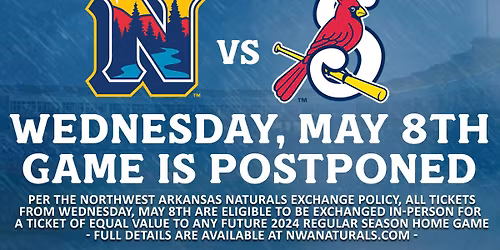Northwest Arkansas Naturals vs. Springfield Cardinals